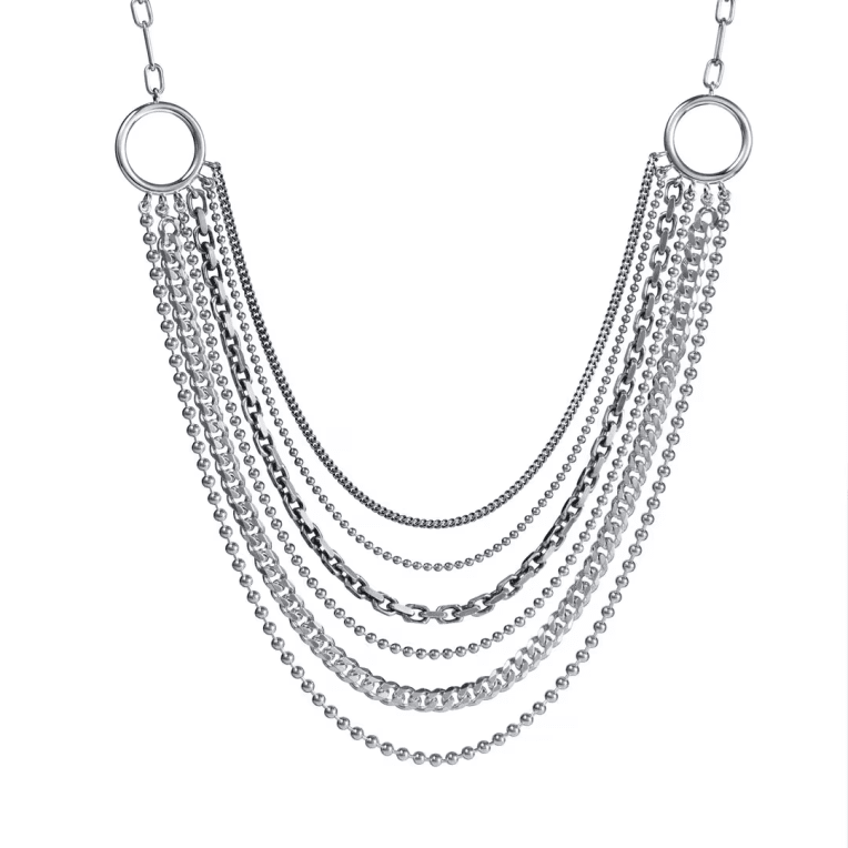 Efva Attling Freedom Chains silver halsband
