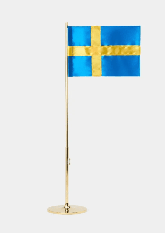 Skultuna Flaggstång mordern mässing