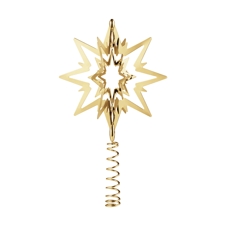 Georg Jensen Julgransstjärna förgylld mässing