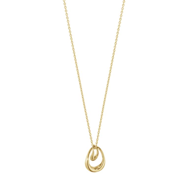 Georg Jensen Offspring halsband med hängsmycke 18k guld