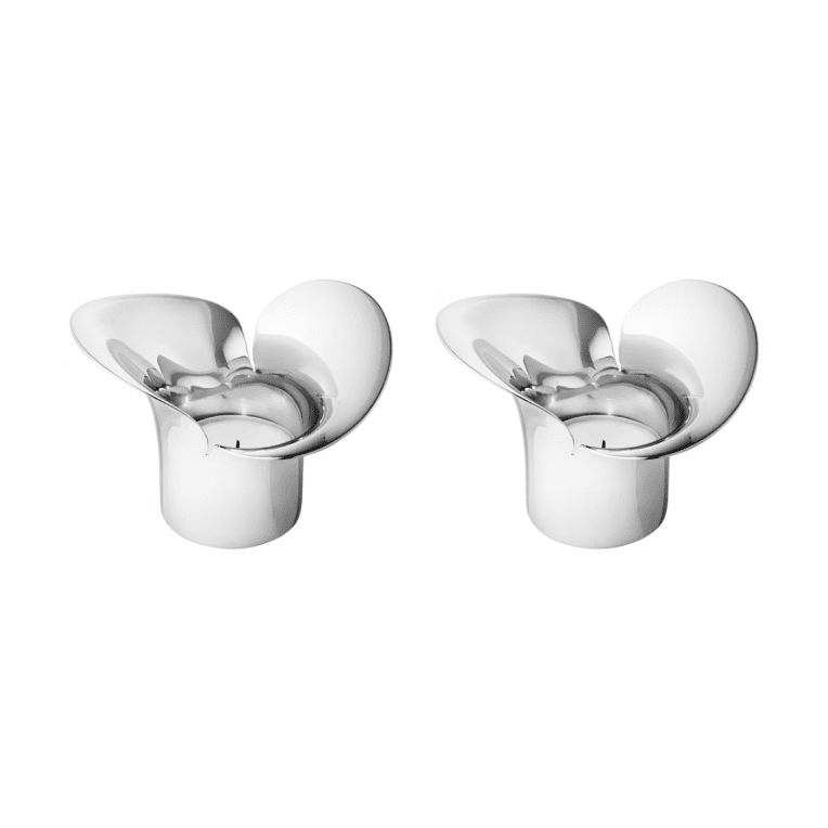 Georg Jensen Bloom ljusstake 2-pack