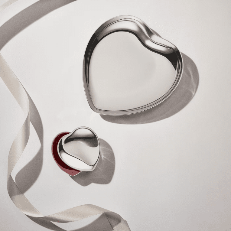 Georg Jensen Heart Tray rostfritt stål
