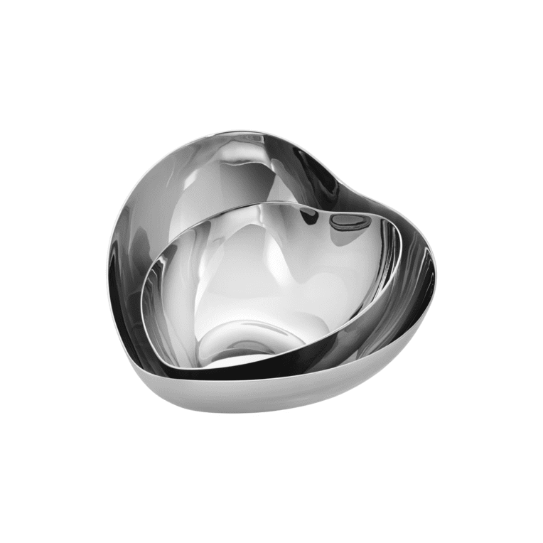 Georg Jensen Heart skål liten i rostfritt stål