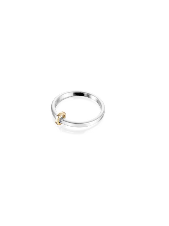 Efva Attling 101 Days - Two ring silver /guld 18 k