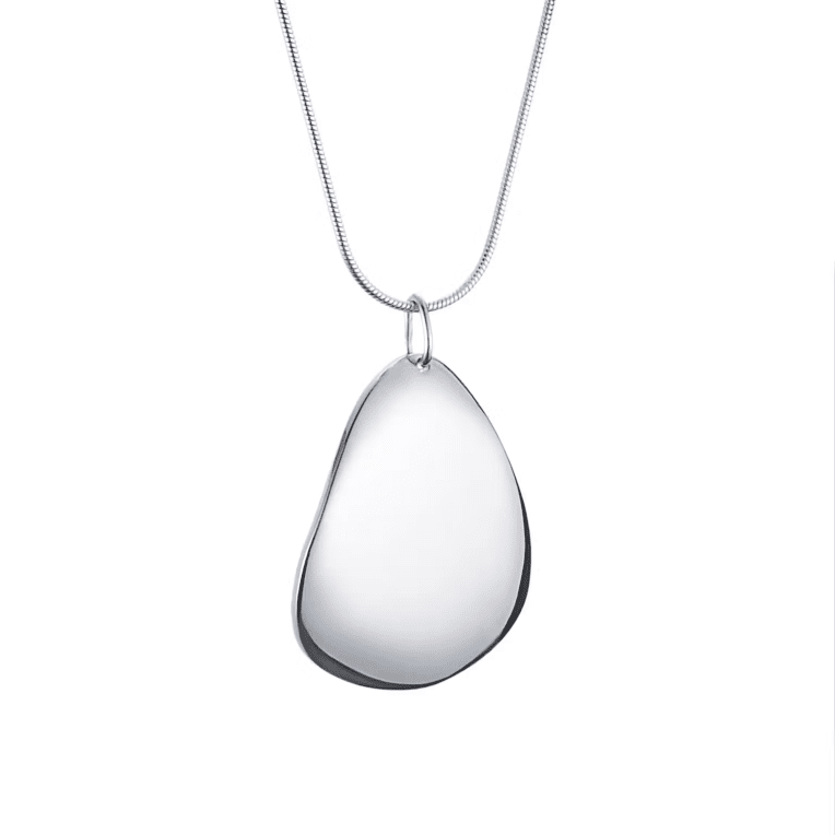 Efva Attling Rose Petal halsband silver