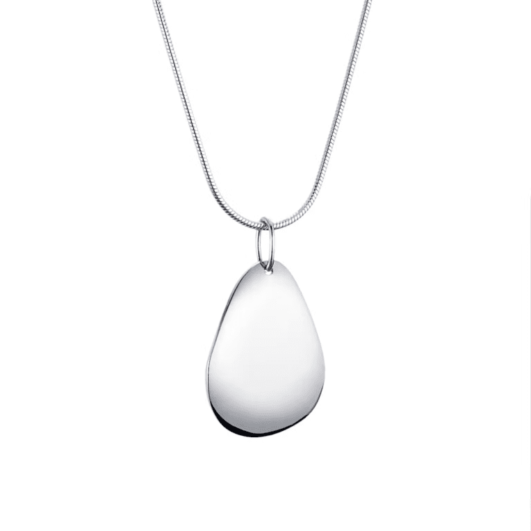 Efva Attling Little Rose Petal Pendant Halsband Silver