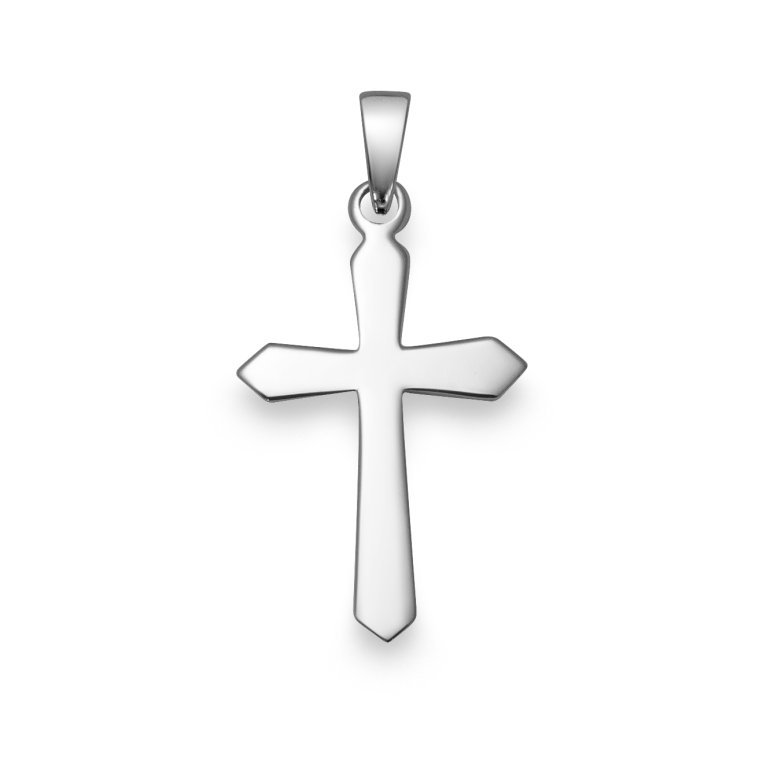 Svedbom Hängsmycke kors rhodierat silver 18,4 X 13,7 mm silver