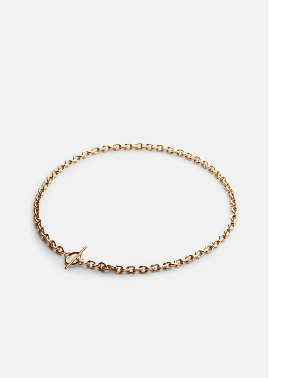 Skultuna Unité Chain Halsband förgylld mässing