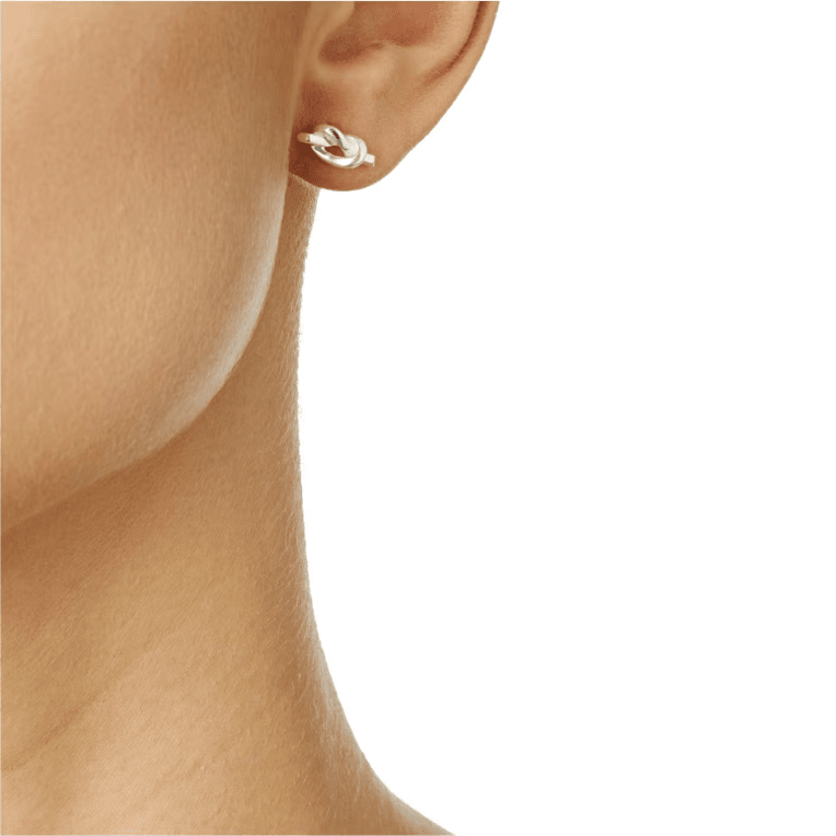 Efva Attling Love Knot Örhäng silver