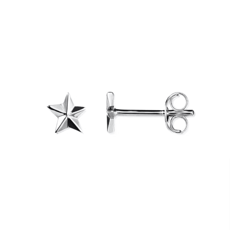 Efva Attling Micro catch a falling star örhänge silver