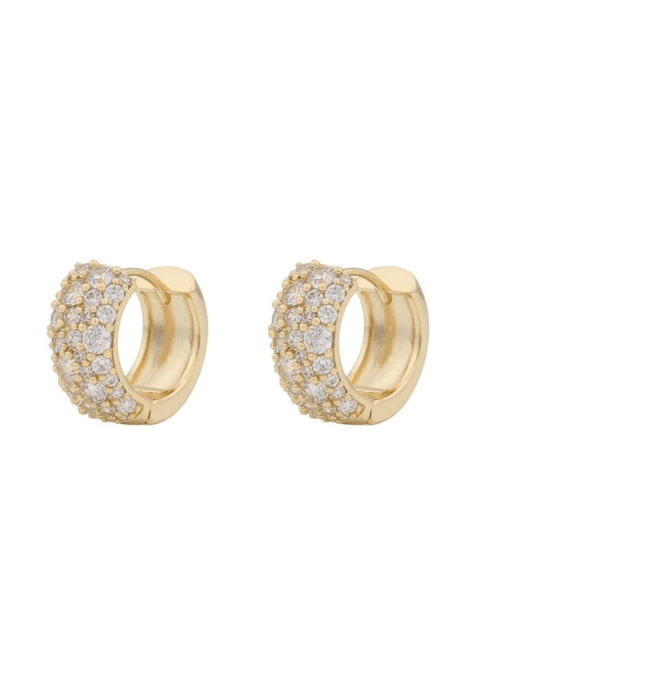 Snö of sweden Copenhagen wide örhänge guld/clear