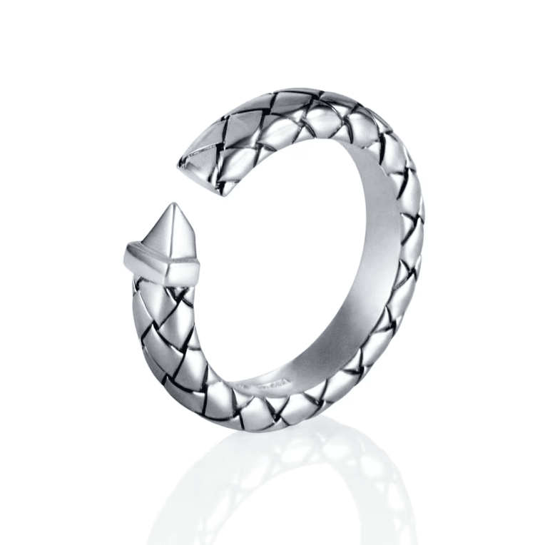 Efva Attling Criss Cross ring silver 