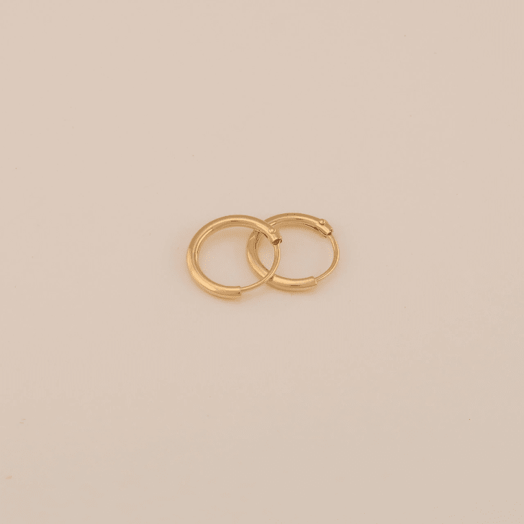 Guld Carlsén Rörcreoler 18k 11 mm