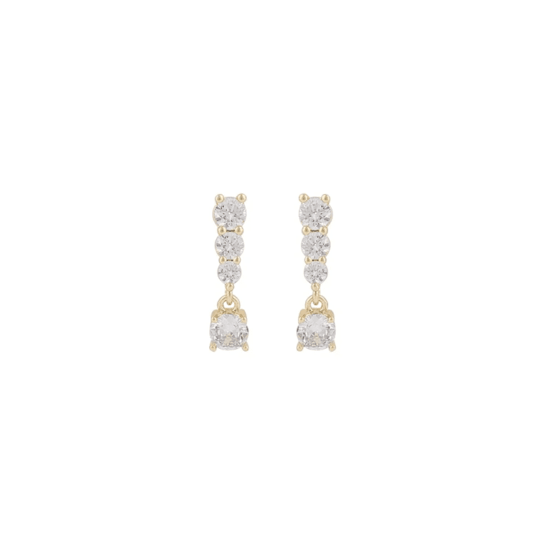 Snö of Sweden Fanny örhänge guld/klar