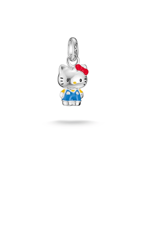 Thomas Sabo Hello Kitty Charm blå connect premiumlegering kall