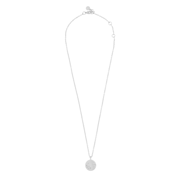 Snö of Sweden Sprinkles small pendant halsband silverpläterad mässing