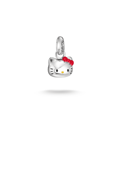 Thomas Sabo Hello Kitty Charm röd rosett connect premiumlegering, finförsilvra