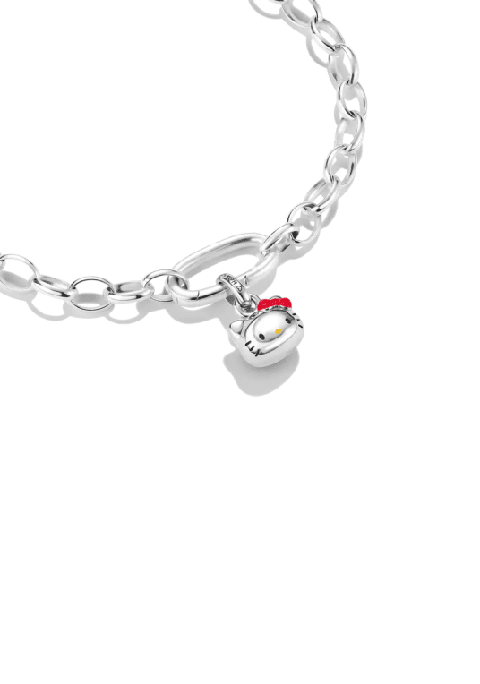 Thomas Sabo Hello Kitty Charm röd rosett connect premiumlegering, finförsilvra