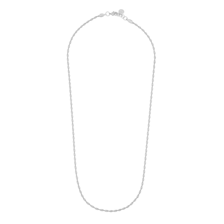 Snö of Sweden Essential Lissabon chain halsband 50 silverpläterad mässing