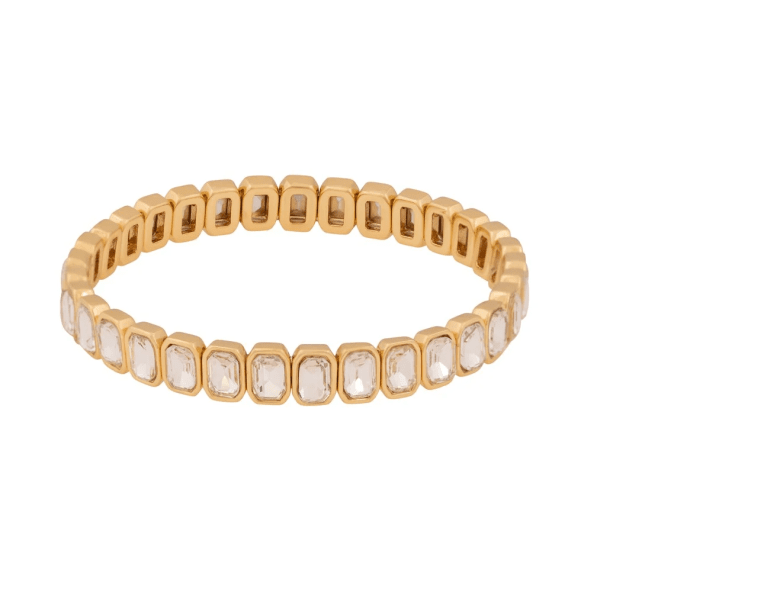 Snö of sweden Cathrine crystal armband g/clear guldpläterad mässing