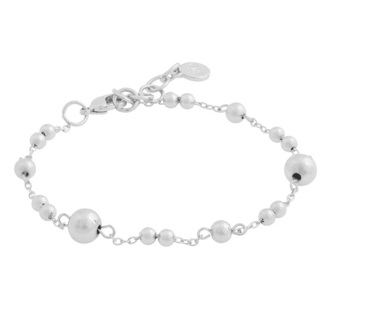 Snö of Sweden Bennet chain armband silverpläterad mässing
