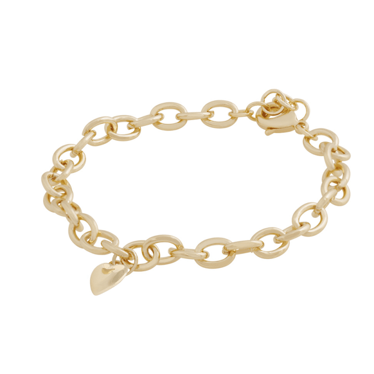 Snö of Sweden Cute plain armband guldpläterad mässing