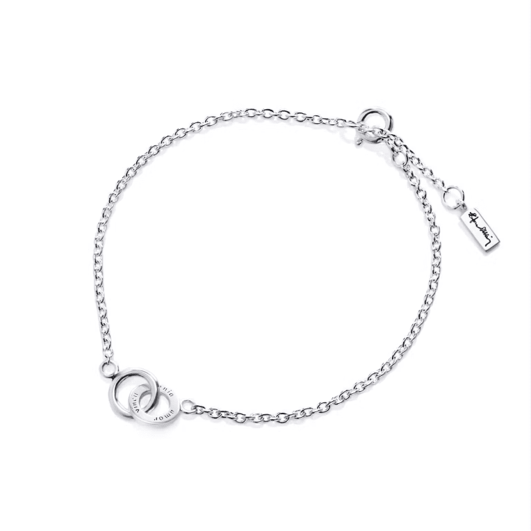 Efva Attling Mini Twosome Armband Silver