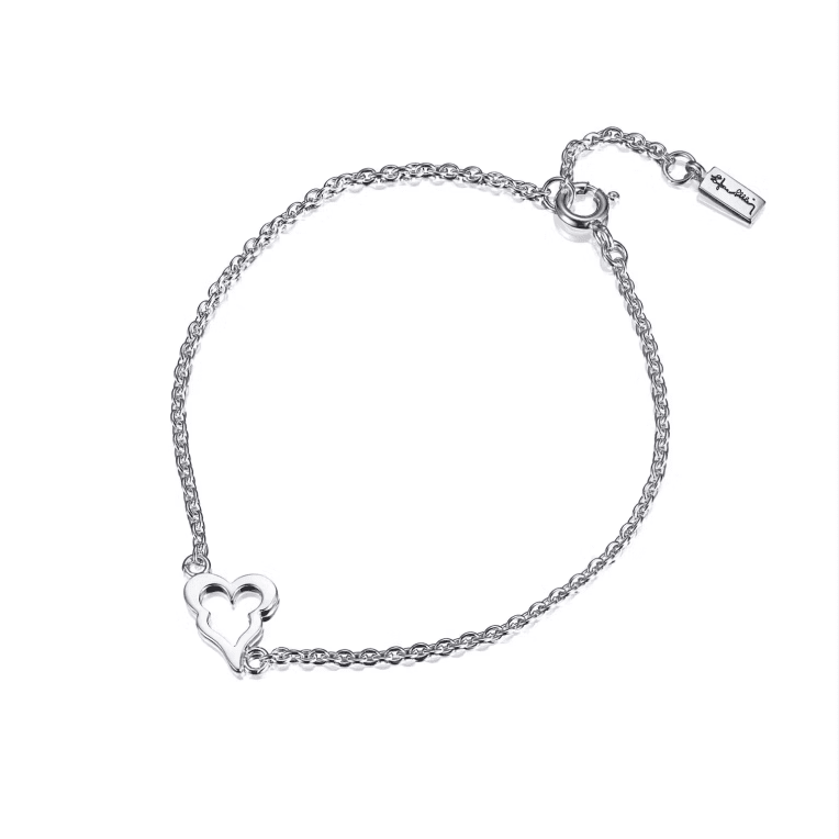 Efva Attling Mini Crazy Heart armband silver 