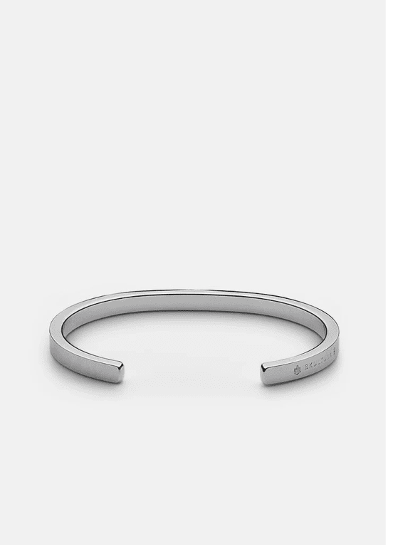 Skultuna Armring tunn silverplätterat stål medium