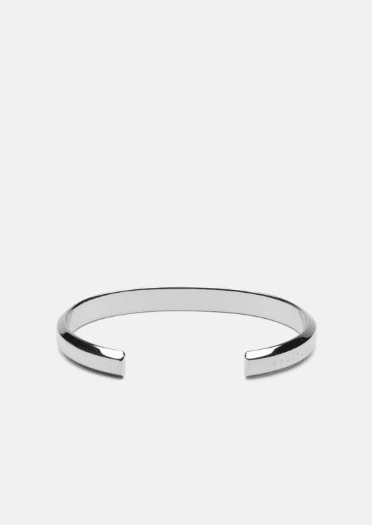 Skultuna Icon Cuff silverpläterad stål small
