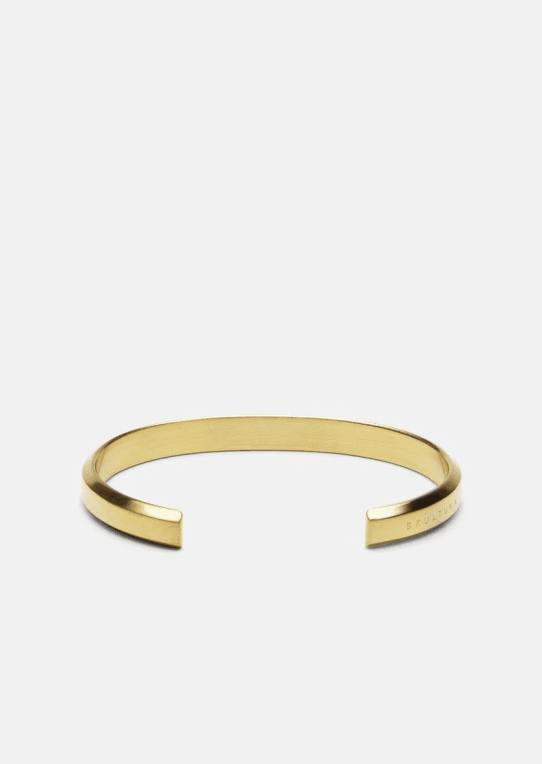 Skultuna Icon armring guldplätterat stål medium