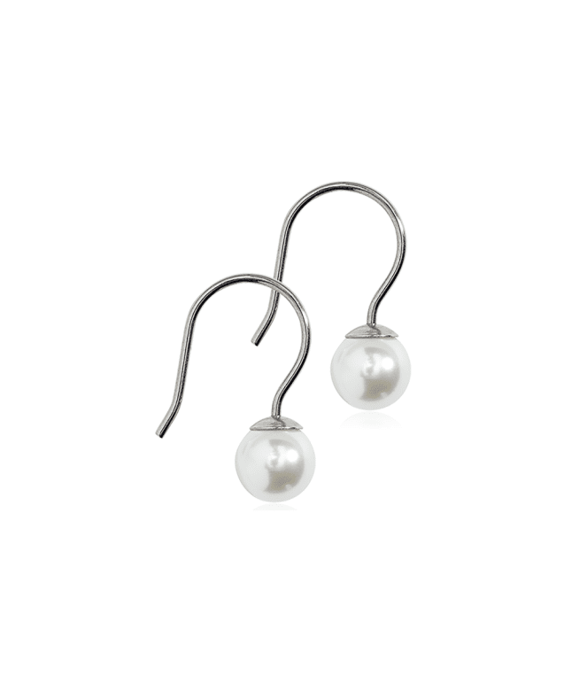 Blomdahl Mini Pendant Pearl Örhäng Titan