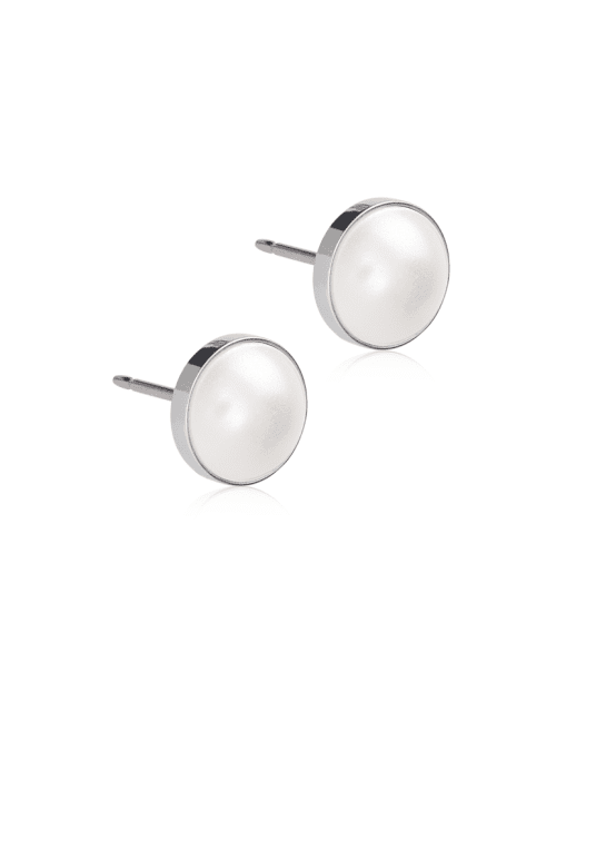 Blomdahl Becel pearl white titan 