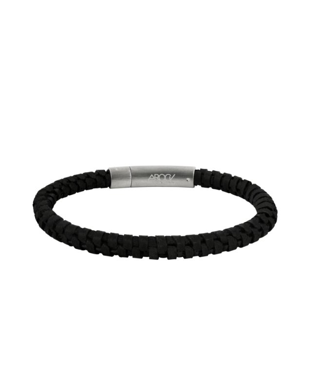 Arock Jaxon armband läder svart 19,5 cm