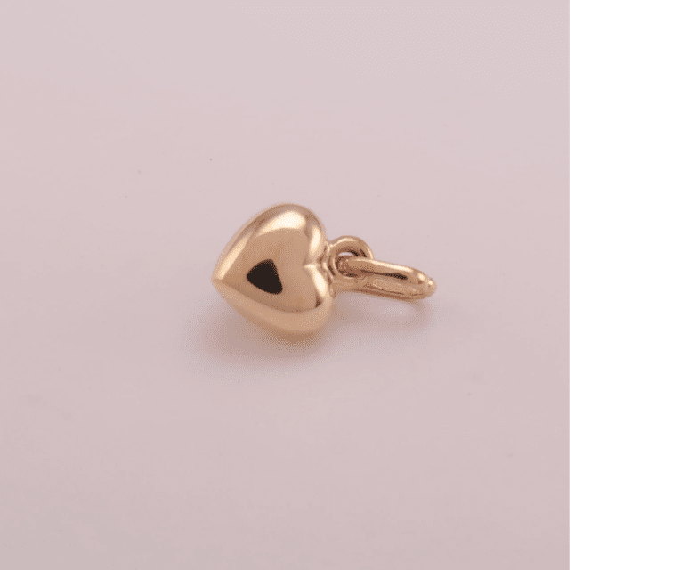 Guld Carlsèn Hängsmycke bulligt hjärta i 18k 7x7mm