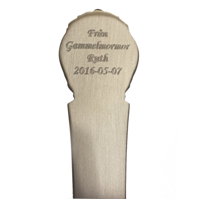 Gense Dopsked Prinsessa Äkta Silver 