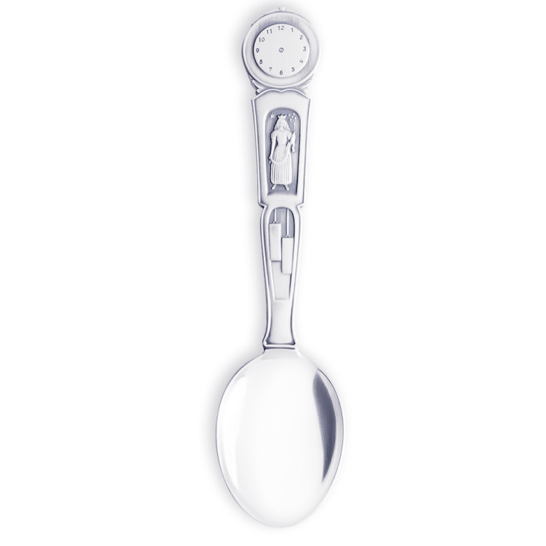 Gense Dopsked Prinsessa Äkta Silver 