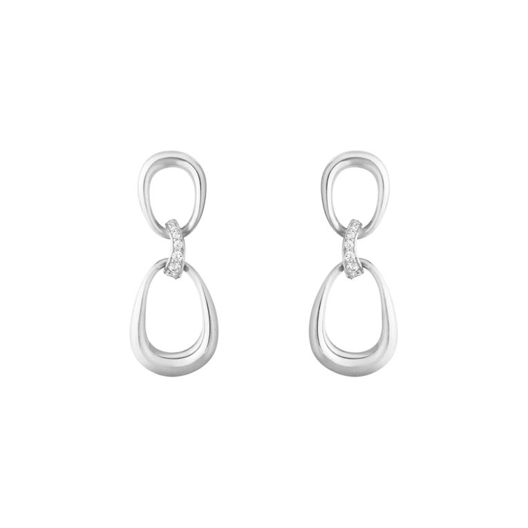Georg Jensen offspring örhängen 0,05ct i silver