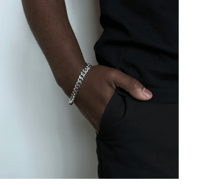 By Billgren Nobel pansar armband silver 8mm