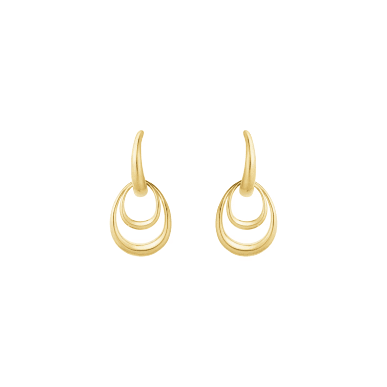 Georg Jensen Offspring örhängen små 18 k YG