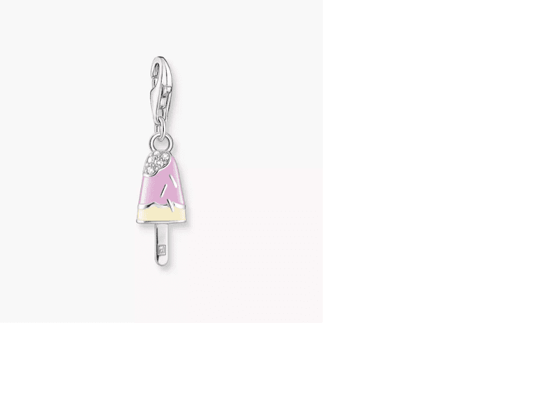 Thomas Sabo Charm-hängsmycke färgglad glass med cz