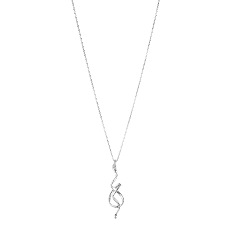 Georg Jensen Forget-me-knot halsband silver