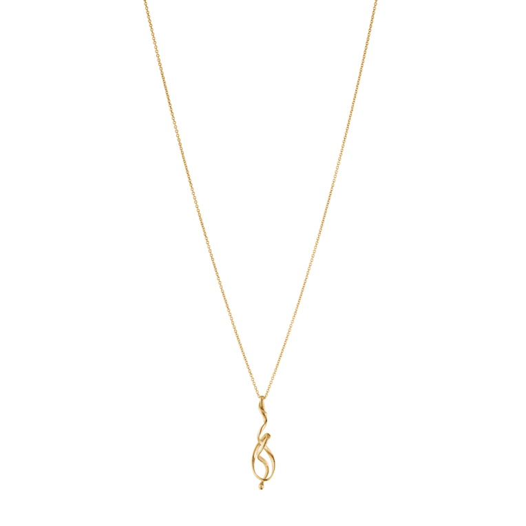Georg Jensen Forgett-me-knot halsband 18 k