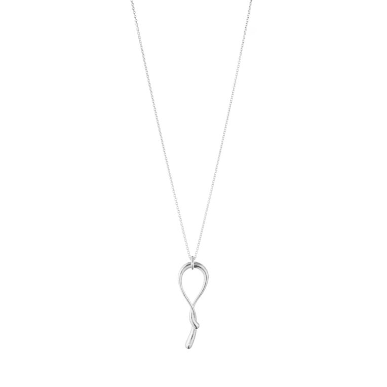 Georg Jensen Mercy swirl halsband silver