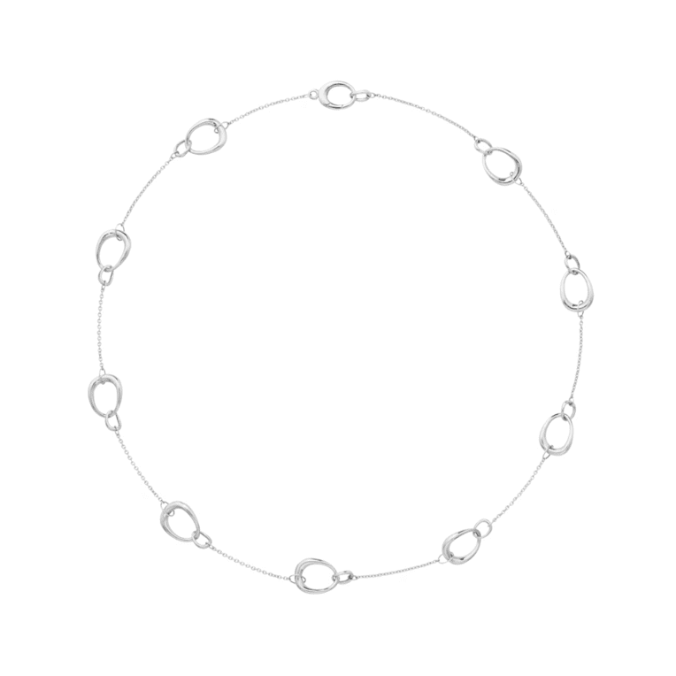 Georg Jensen Offspring halsband i silver M/L