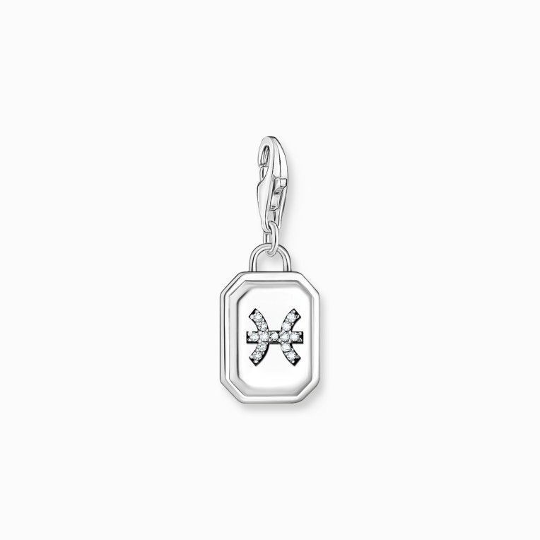 Thomas Sabo Charm-hängsmycke stjärntecken med stenar, silver