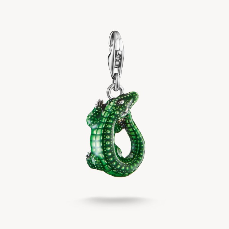 Thomas Sabo Charm-hängsmycke krokodil silver