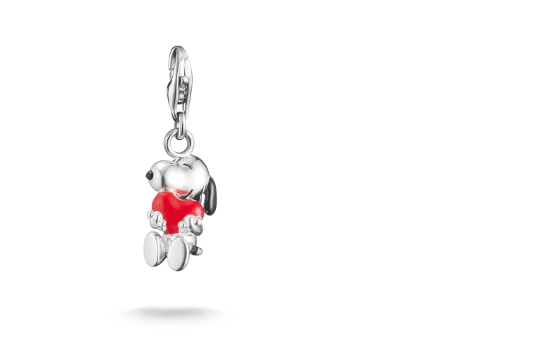 Thomas Sabo Charm-hängsmycke Snoopy med Hjärta Peanuts Silver