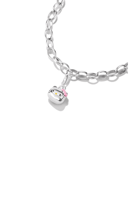 Thomas Sabo Hello Kitty Charm rosa rosett premiumlegering