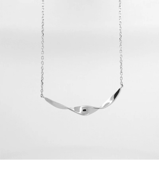 By Sofia Wistam Twirl halsband i silver